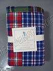 Pottery Barn Kids Bryce Quilted Plaid Check Bed Bedroom Pillow Sham 
