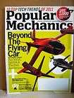 Popular Mechanics Magazine january 2011 beyond the Flying car