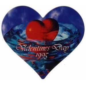 Collectible Phone Card 20u Valentines Day 1995 (Heart Shaped Card 