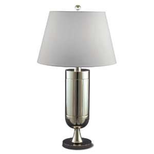  Lighting Enterprises Trophy Table Lamp, Polished Nickel 