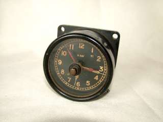 WWII Air Ministry 8 Day Aircraft Clock MK II D 6A/1150 Luminous  