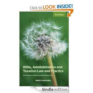 Wills, Administration and Taxation Law and Practice, 9e Anthony King 