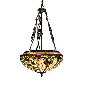  Z Lite Z18 9P Templeton 3 Light Bowl Pendant, Chestnut 