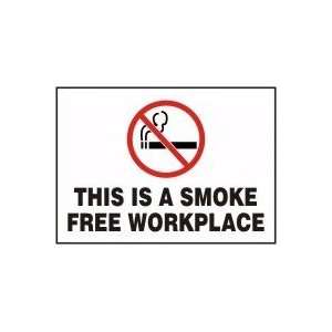   FREE WORKPLACE (W/GRAPHIC) 7 x 10 Aluminum Sign