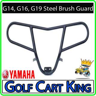 Yamaha G14, G16, G19 Golf Cart Black Steel Brush Guard  