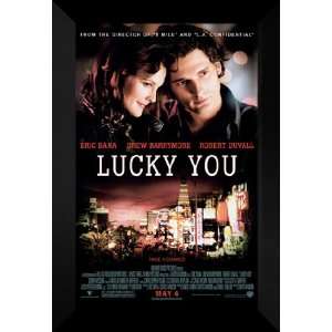  Lucky You 27x40 FRAMED Movie Poster   Style C   2007