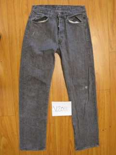 funky 80s levis 501 pin stripe jeans tag 31x32 V2011  