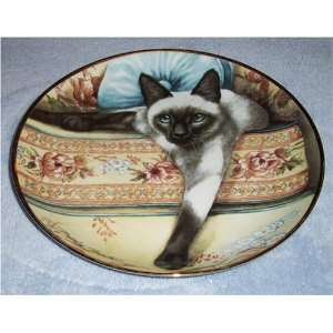 Blue Eyes by Daphne Baxter Collectible Plate Limited Edition Franklin 