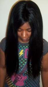DAZZLING #1 (22.5 cap) Layered Pre Cut Indian Remy Full Lace Wig
