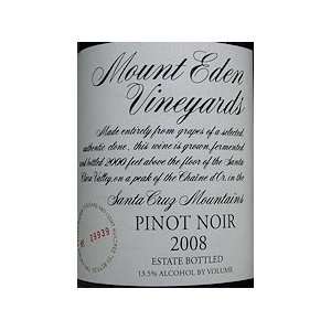  2008 Mount Eden Vineyards Estate Pinot Noir 750ml Grocery 