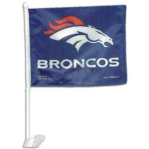  Broncos Fremont Die NFL Car Flag