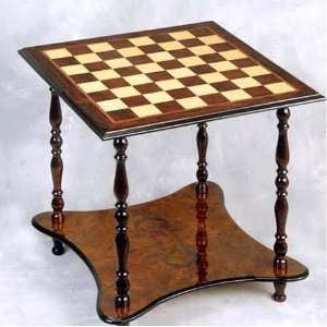   Wooden Chess Table 1.2 Square Two Plans in Matte