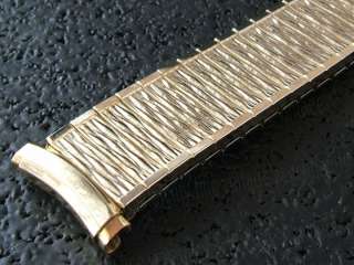 NOS 3/4 Speidel USA Gold gf 1970s Vintage Watch Band  