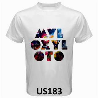 COLDPLAY Mylo Xyloto Black White Ringer T Shirt S 3XL  