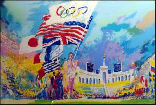 LeROY Neiman Opening Ceremonies XXIII Olympiad1984 NR  
