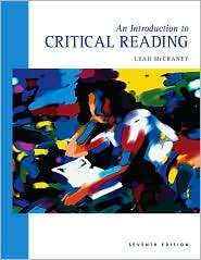 Introduction to Critical Reading, (0495801798), Leah McCraney 