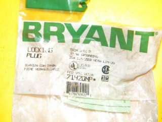 Bryant 71420NP Plug Locking Plug 20A 125/250V Nema L14 20  