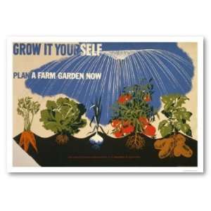  Plan A Farm Garden 1941 WPA Poster