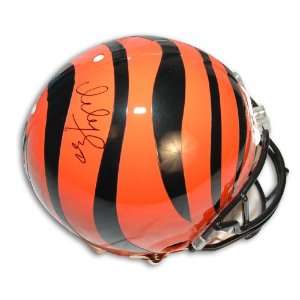  Ickey Woods Autographed Helmet   with 30 Inscription 