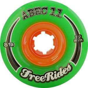 Abec 11 Freeride 66mm 81a Longboard Wheels (Set Of 4)