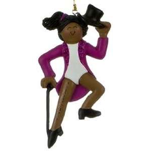  Personalized Ethnic Tap Dancer Christmas Ornament