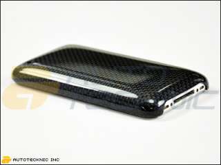 AUTOTECKNIC REAL CARBON FIBER IPHONE 3G 3GS COVER CASE  