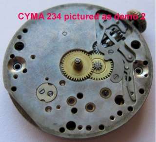 new old stock, Cyma 234 watch parts stem #401  
