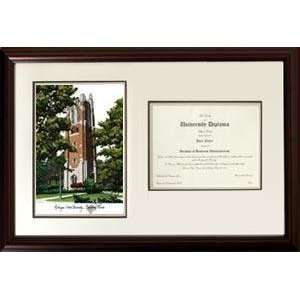  Michigan State University Beaumont Tower Graduate Framed 