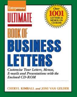   Ultimate Book of Business Letters by Cheryl Kimball 
