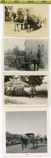 16) Vintage HORSE & WAGON photo lot 1915 55 Carriages Farm Work Old 