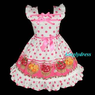   Spring Summer Holiday Dress Pink Wears Children SZ 24M V12  