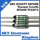 10 pcs NEC SCHOTT SEFUSE thermal cutoff SF240E 240℃ 10A