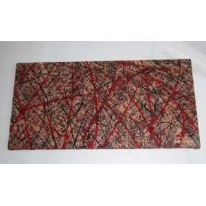 ACTION PAINTING (JACKSON POLLOCK STYLE) MODERN ABSTRACT ART ENTITLED 