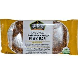  Go Raw  Organic Banana Bread Flax Bar, 1.2oz Health 