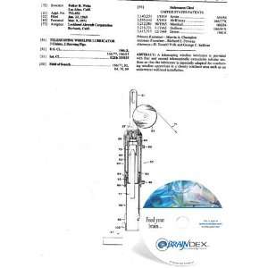    NEW Patent CD for TELESCOPING WIRELINE LUBRICATOR 