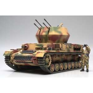    Tamiya 1/48 German Flakpanzer IV   Wirbelwind Toys & Games