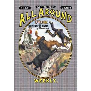  All Around Weekly Cyclone, The Horse Runner 20x30 Poster 