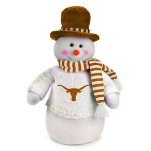   Texas Longhorns Snowman Decoration Dressed for Winter