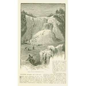  1879 Winter Sports Canada Tobogganing Sleighing Skating 