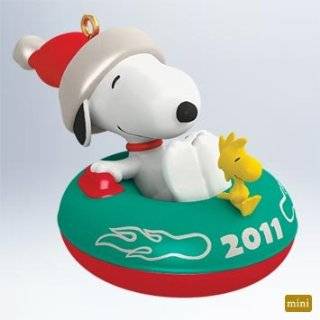 Winter Fun Snoopy #14 2011 Hallmark Miniature Ornament