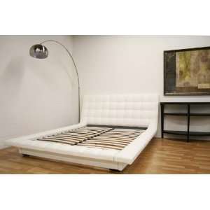   Faux Leather Queen Platform Bed by Wholesale Interiors