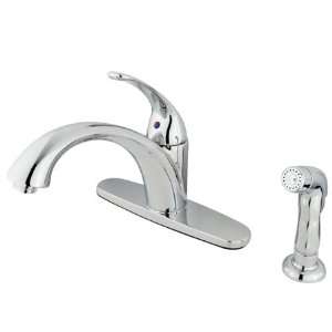   Kitchen Faucet with Plastic Sprayer, Oil Rubbed Bron