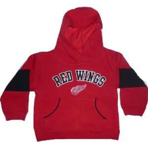  Detroit Red Wings Hooded Sweatshirt 4T Toddler Red NHL 
