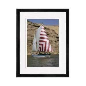  Sailboat Nile River Qasr Ibrim Egypt Framed Giclee Print 