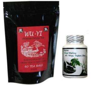 Wuyi Burn Wulong Oolong Weight loss TEA BAGS + 120 Caps  