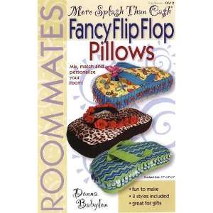  Roommates Flip Flop Pillow Pattern By The Each Arts 