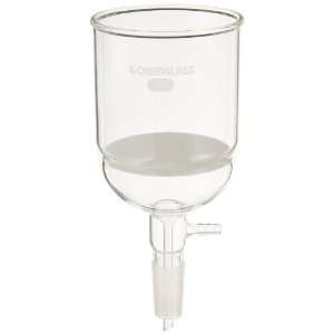 Chemglass CG 1406 31 Glass Buchner Filtering Funnel with Medium Frit 