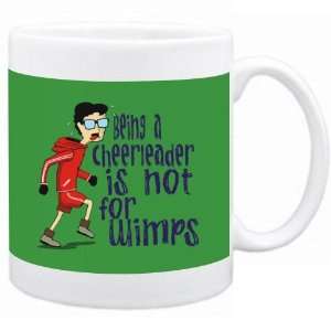  Being a Cheerleader is not for wimps Occupations Mug 