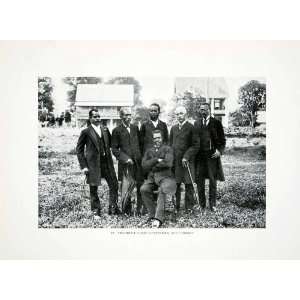  1906 Print Liberia President James Cheeseman Cabinet 