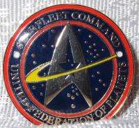 Star Trek The Next Generation STARFLEET COMMAND Logo PIN  